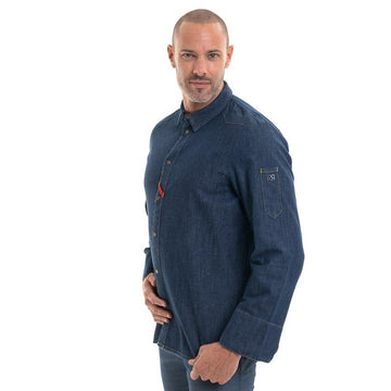 Veste de cuisine mixte Vinho Robur, poche stylo sur manche