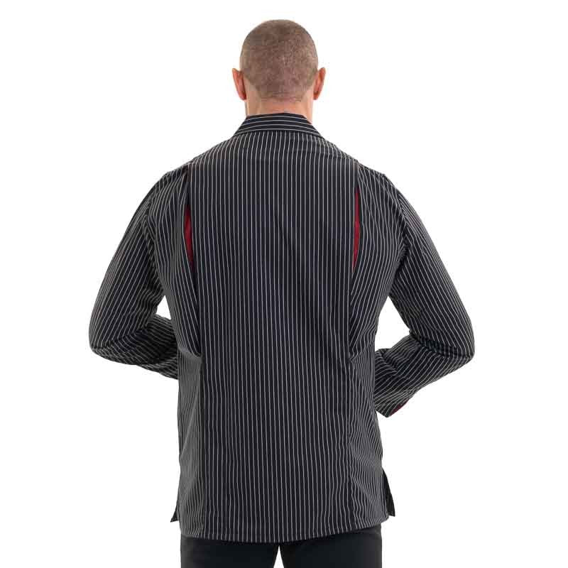 Veste de cuisine ARDOISE Robur, 2 soufflets dans le dos, facile d'entretien