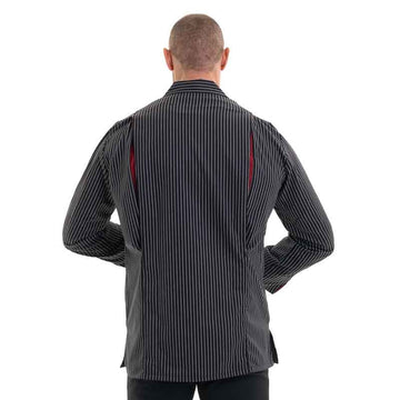 Veste de cuisine ARDOISE Robur, 2 soufflets dans le dos, facile d'entretien
