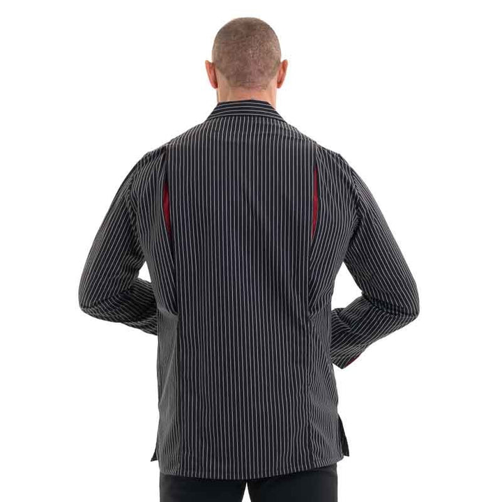 Veste de cuisine ARDOISE Robur, 2 soufflets dans le dos, facile d'entretien
