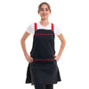Chasuble de Cuisine Ezac Noir et Rouge - ROBUR