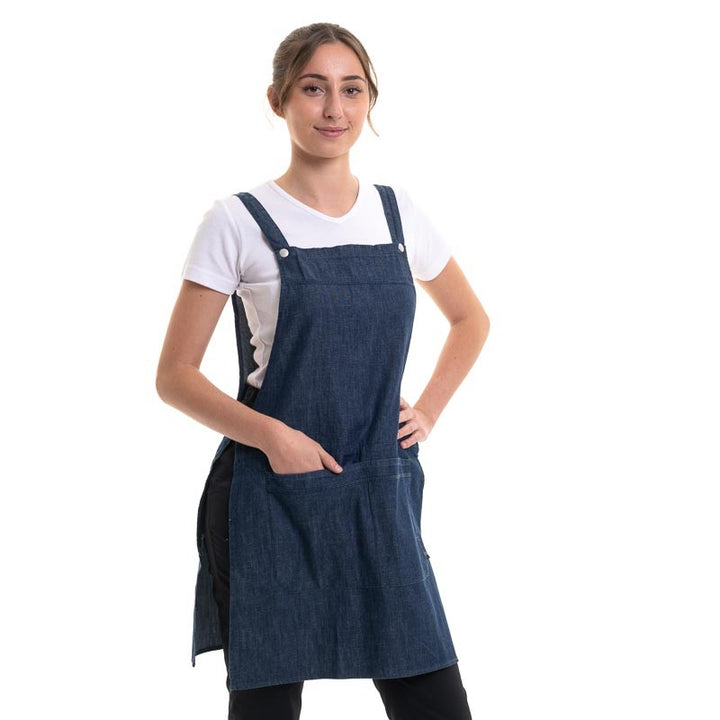 tablier pour service femme denim