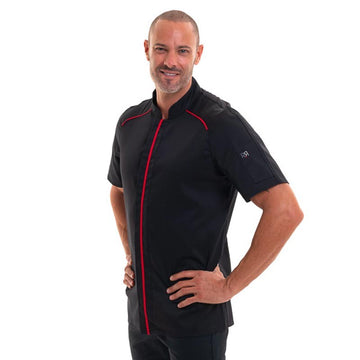 Veste à Col officier, Liseré contrasté, poche à stylo