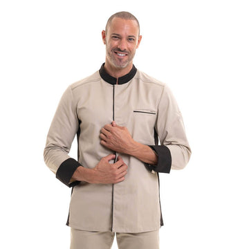 veste de cuisine Abax chocolat Robur