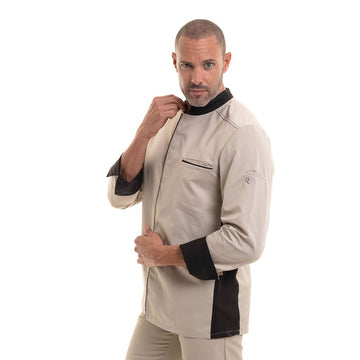 veste de cuisine abax à manches longues robur