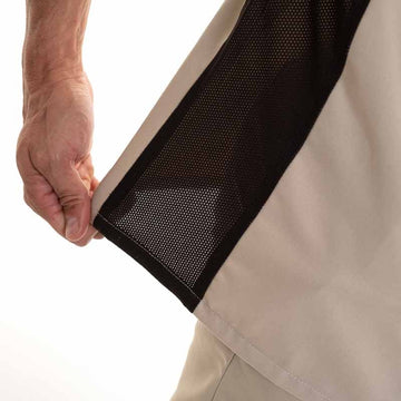 Détail maille respirante idéale pour la cuisine