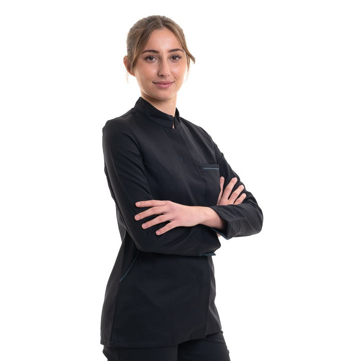 veste de cuisine tissu eco recyclé femme