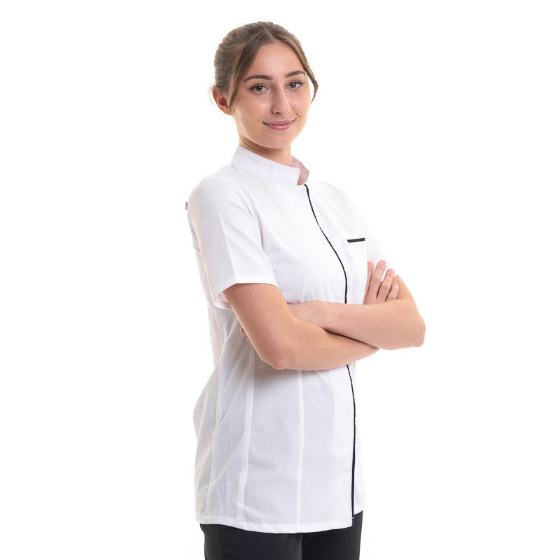 Veste de cuisine manches courtes ekira robur