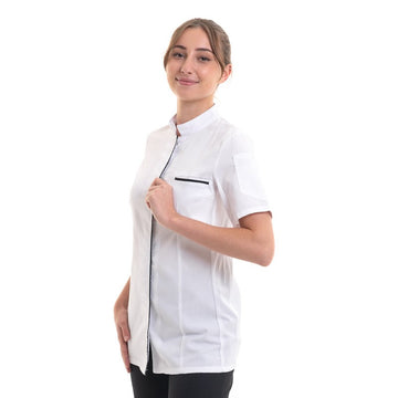 Veste de cuisine manches courtes ekira robur
