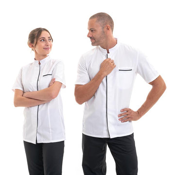 Veste de cuisine manches courtes ekira robur