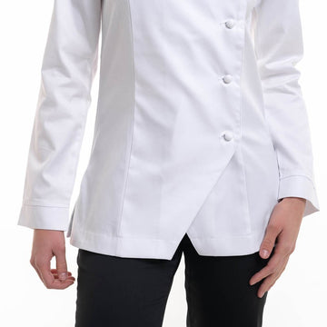 Veste de cuisine découpe asymétrique robur