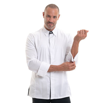 Veste de cuisine col chemise  - TEMI