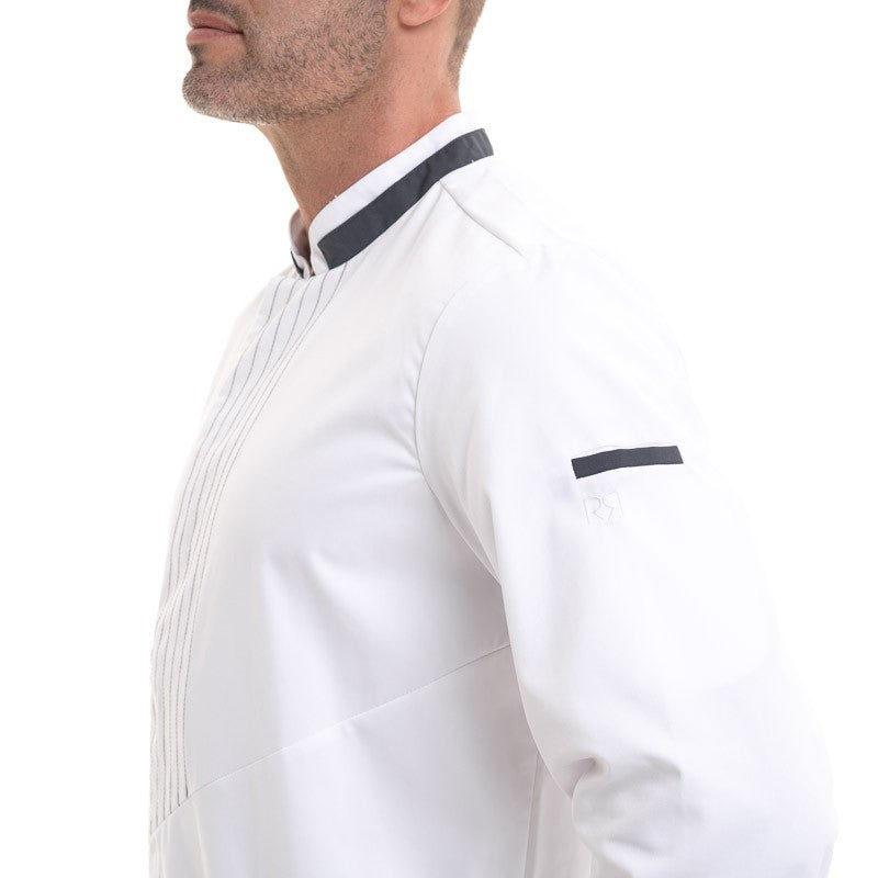 veste de cuisine élégante coupe droite robur chez manelli