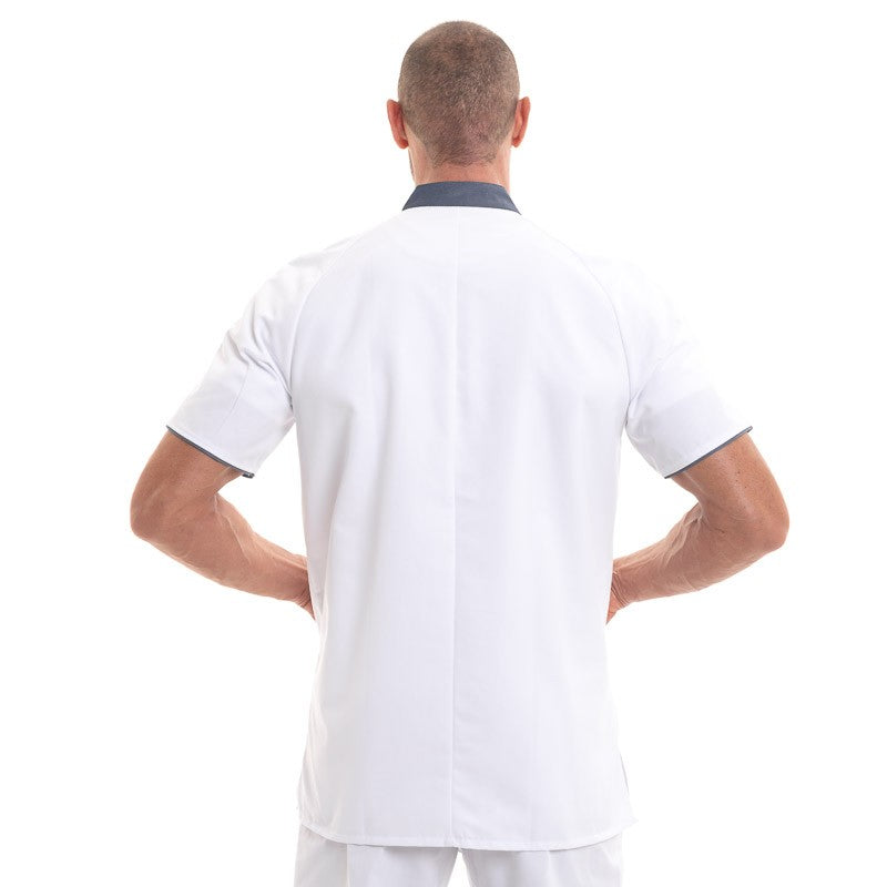 tunique médecin col contrasté robur