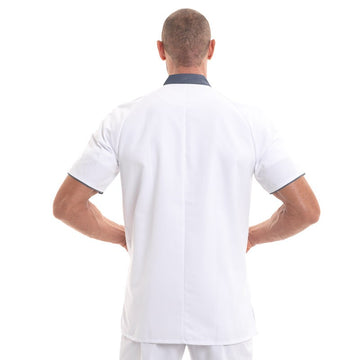 tunique médecin col contrasté robur