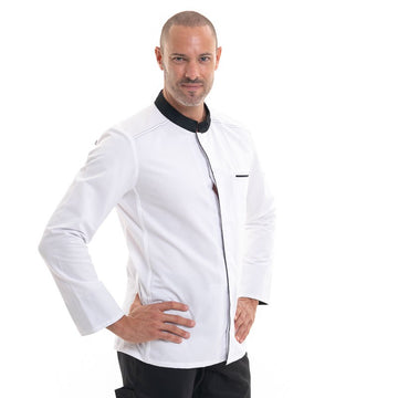 Veste de cuisine ABAX Robur, couture visibles