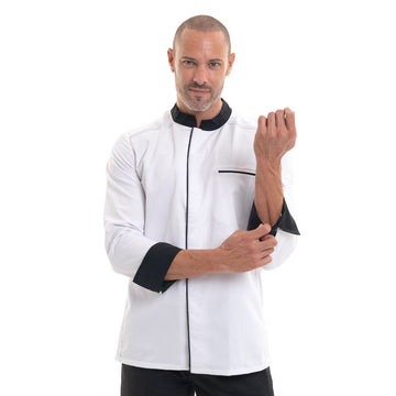 Veste de cuisine ABAX Robur, poche sur poitrine