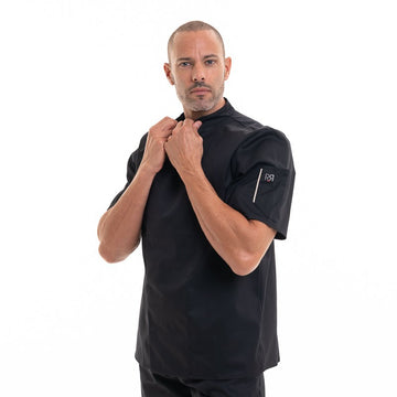 Veste de cuisine Nero noire - Robur