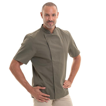 Veste de cuisine kaki pas cher marque reconnue robur