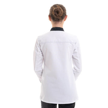 veste de cuisine noir et blanche pas cher robur pour femme