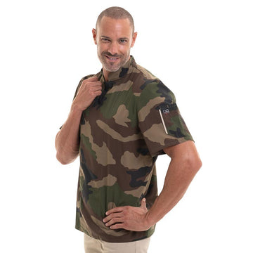 veste de cuisine imprimé militaire original robur