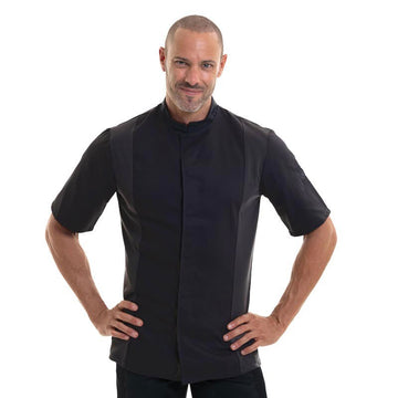 veste de boulanger siaka noir respirante idéal forte chaleur