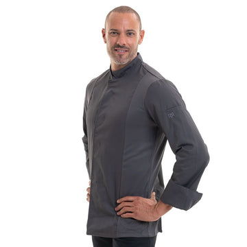 veste bi matiere polycoton nid abeille idéal forte chaleur