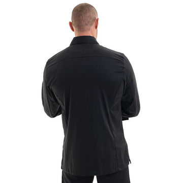 Veste de cuisine avec col officier travaillé robur