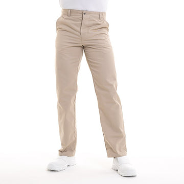 Pantalon de cuisine beige timeo robur