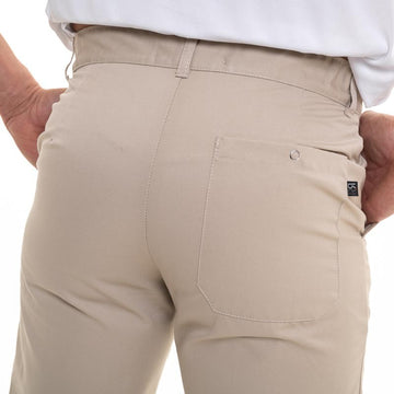 Pantalon beige pour la cuisine à ceinture élastique