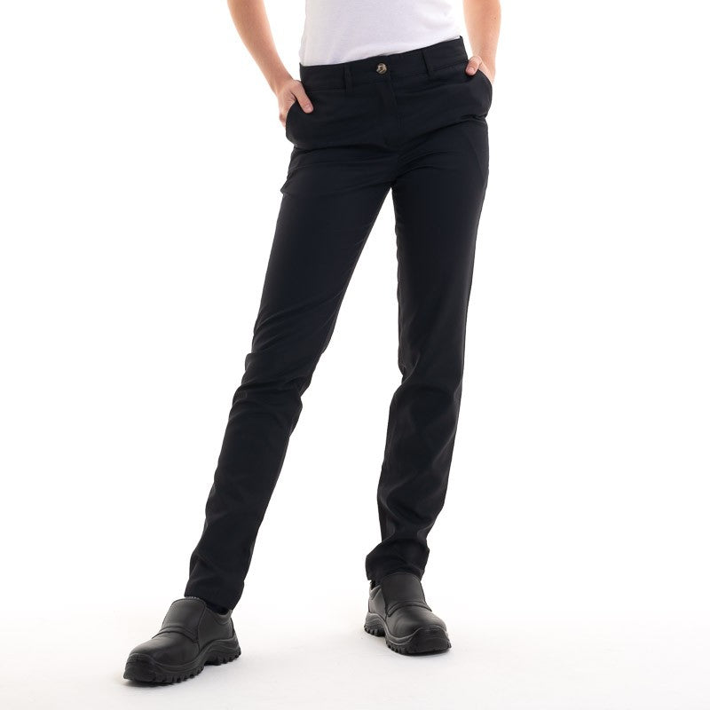 pantalon ecume noir pour femme robur