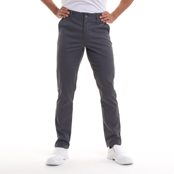 Pantalon de Cuisine Blino Gris - ROBUR - 2 poches italiennes devant