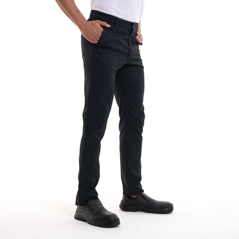 Pantalon de cuisine blino noir manelli robur