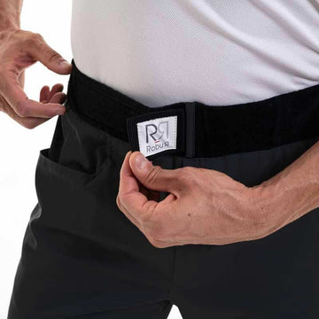 pantalon logo sur fermeture velcro
