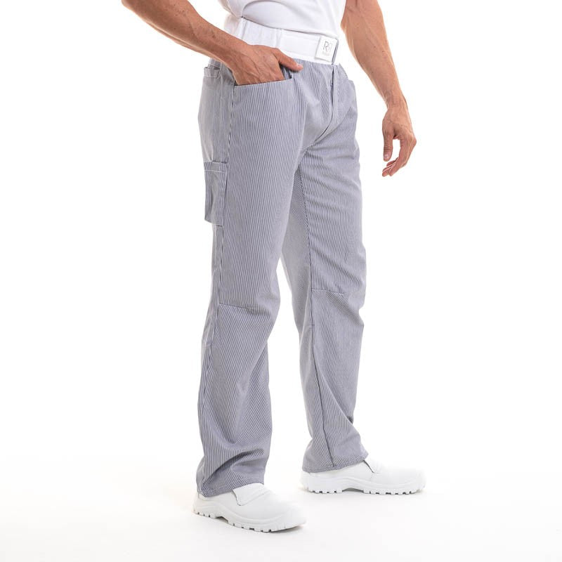 pantalon détail rayures manelli robur