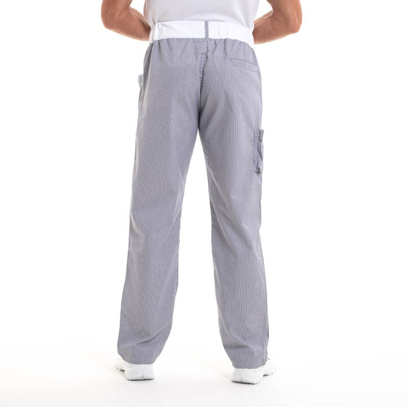 pantalon de boulanger rayures