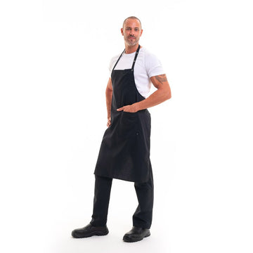 tablier de cuisine eco-responsable noir