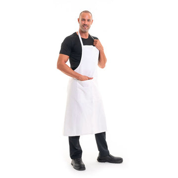 tablier à bavette blanc robur