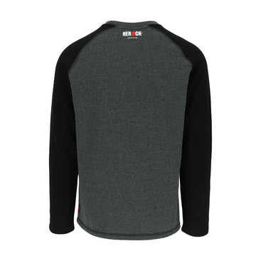 Sweat-Shirt de Travail Heather Gris Foncé - HEROCK I DOS