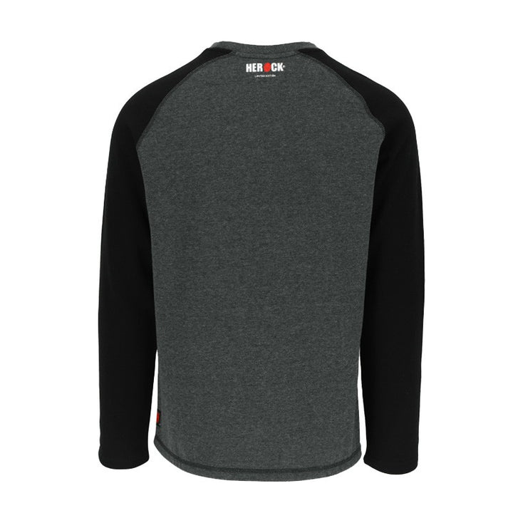 Sweat-Shirt de Travail Heather Gris Foncé - HEROCK I DOS