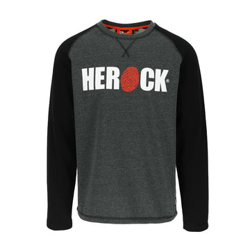 Sweat-Shirt de Travail Heather Gris Foncé - HEROCK