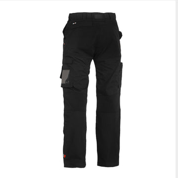 Dos Pantalon de Travail Homme Extensible 4 Sens Noir HEROCK