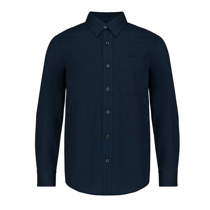 chemise popeline marine enfant