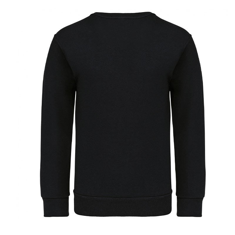 sweat shirt noir pour enfant kariban