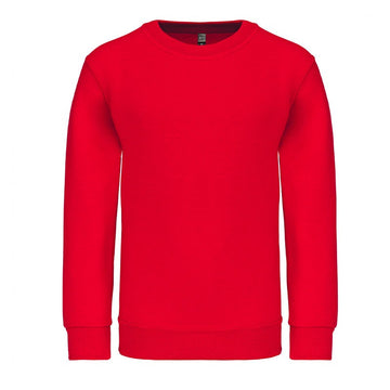 sweat shirt rouge pour enfant kariban