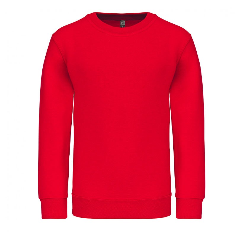 sweat shirt rouge pour enfant