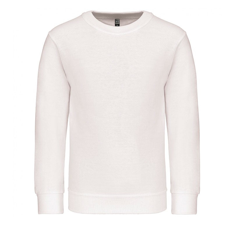 sweat pour enfant blanc