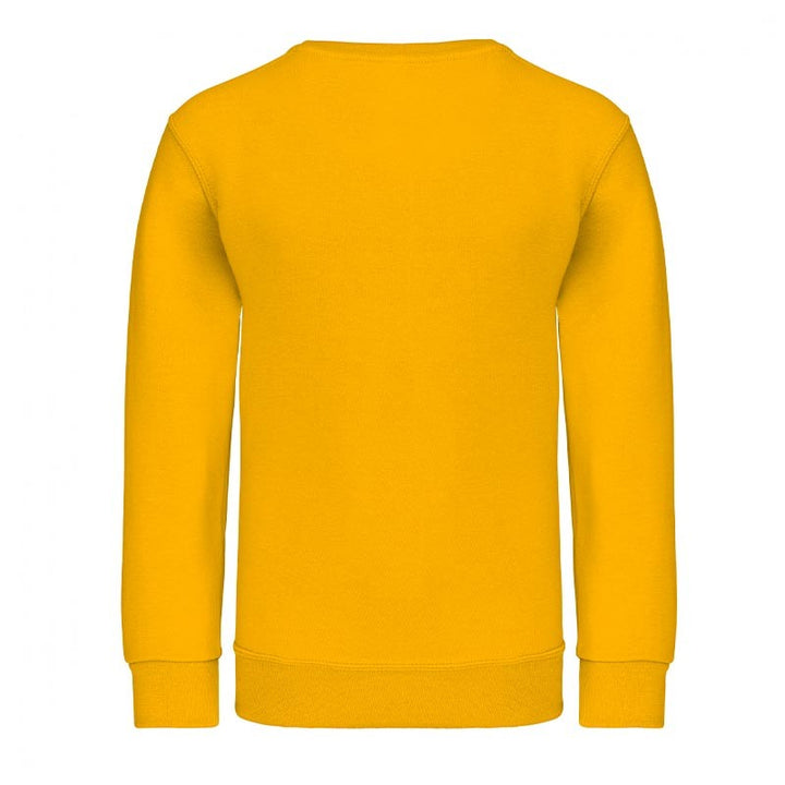 sweat jaune pour enfant kariban 4 a 14 ans
