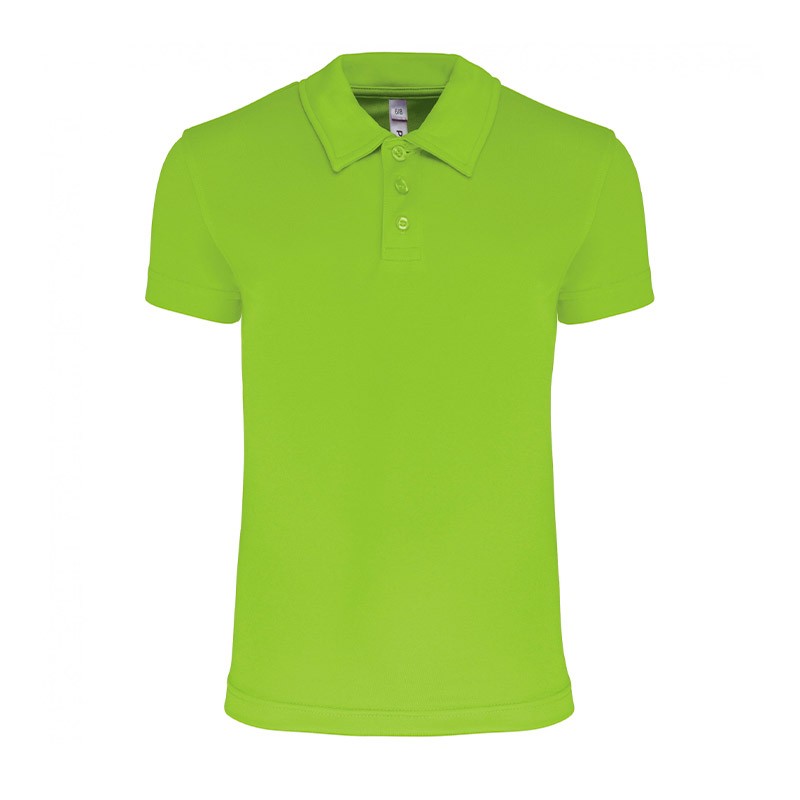 polo vert enfant proact
