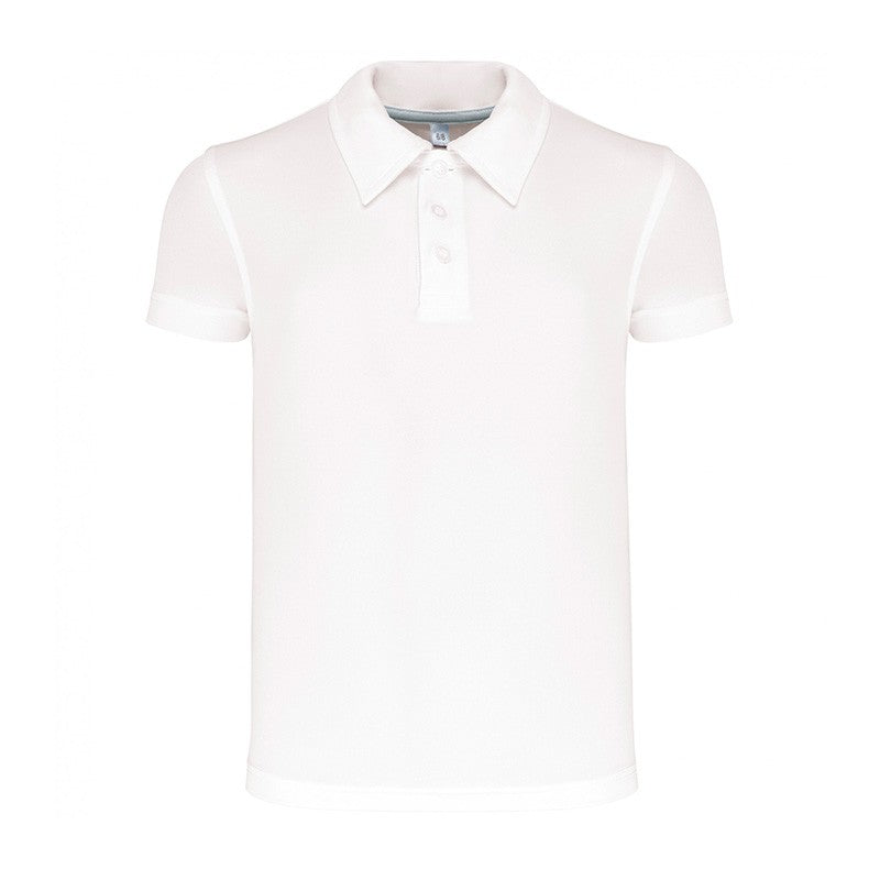 polo blanc pour enfant proact